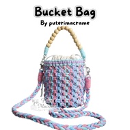 | Macrame Bucket Bag | Bucket Bag | Macrame bag | Knitted Bag | Bucket Bag | Macrame bag