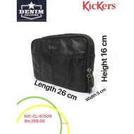 Original Kickers Genuine Leather Clutch Bag 87509