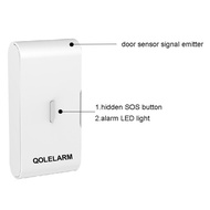 Daytech Wireless Vibration Detector 433Mhz Glass Break Alarm Anti-theft Anti-earthquake Can Work wit