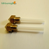 <BIG DISCOUNTS> 2pcs MK7/8 Extruder Nozzle 0.4mm CTC Nozzle With Tube For 3D Printer Part❀