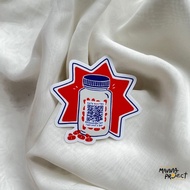 Faith Booster Vitamin QR Bible Verse Sticker | Manna Project | Spiritual Stickers | Bible Stickers