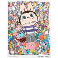 Labubu “Everybody Knows” 限量版Poster How2work KASING LUNG