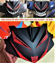 MÃO ỐP ĐẦU CÁC XE MÁY + XE ĐIỆN MẶT QUỶ ỐP ĐẦU TRANG TRÍ XE MÁY MAO OP DAU XE MAY ĐỒ CHƠI XE MÁY