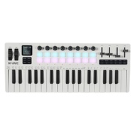 [qua]- -37 PRO Keyboard 37 Key 3.5mm MIDI 16 RGB Drum Padswith Supports Wireless Connection to Multi