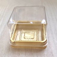 (READY STOCK) (50sets) GOLD Mooncake Tray With Cover | Packaging Box 月饼托 | 63-80gm