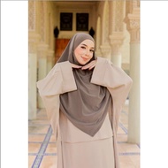 【Limited-time offer】abuh HULWA berdagu khimar umrah ironless bidang 60 purdah lycra tudung