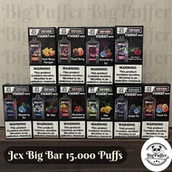 Jex Pod Vape 15.000 Puffs Disposable Pod Vape Sekali Pakai Jex Big Bar Vape 15000 Puffs Jex Vape (JB