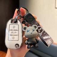 Dongfeng BiaoZhi Key Cover 308 301 408 308s Car 3008 Shell 2008 Logo 508 Buckle Male CZ04