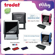 Trodat Self-inked Rubber Stamp, Trodat 4910/4911/4912/4913/4914/4915. Refill Ink Pad Hight Quality O