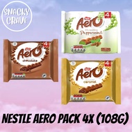 NESTLE AERO CHOCOLATE PACK 4X (108G)