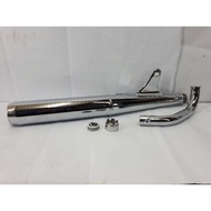 * YAMAHA YB YB100 EXHAUST MUFFLER PIPE COMPLETE SET EXHAUST CENTRE NUT EXHAUST NECK EXHAUST BLOCK NU