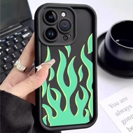 Softcase For Vivo V27 V27 Pro V27e V29 V30 5G V30 Pro V30E 5G V5 Lite V9 Youth V9 V9 6GB Funny Flame