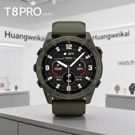 2026 T8 pro Smart Watch For Men Waterproof Diving And Swimming Outdoor Sports AMOLED SmartWatch Blue