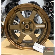 Velos Wheel TE37 [Bronze 2 Ton] Sport Rim 15x7JJ ET35 (4x100)