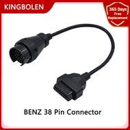 OBD2 KINGBOLEN-OBDII 38ขาเป็น16สายตัวเชื่อมเครื่องดัดแปลงวินิจฉัยสำหรับ Mercedes Benz