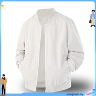 Uniqlo Fashionable and simple solid color jacket Korean version men's jacket windproof jacket baseba