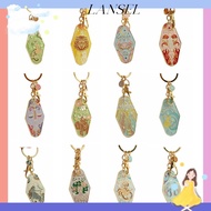 LA Zodiac Sign Keychain, Taurus Gemini Cancer Aquarius Pisces Aries 12 Constellation Keychain, Leo V