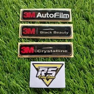 3M Auto Film 3M Black Beauty 3M Crystalline emblem sticker