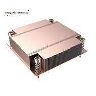 New 1U Passive Fanless CPU Cooler for LGA1700 Socket, 78x78mm, 200W for  Heat Sink for Server PC