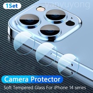 For iPhone 15 Pro Max 14 Pro Max 13 12 11 Pro 12 Mini X XS Max XR 8 7 6 6S Plus SE 2022 SE3 IPad Pro 2020 Back Camera Lens Tempered Glass Protector Film