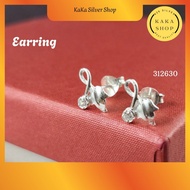 Original 925 Silver CZ White Stones Earring (312630) | Subang Batu CZ Putih Perak 925 | Ready Stock