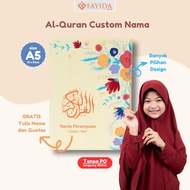 Fayida Quran - DW020 | Al Quran Custom Name A6 | Quran Tajwid Color | Quran Premium A5 | Quran For Dowry | Quran For Gifts | Souvenir Gifts