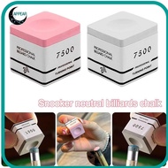 APPEAR Snooker Neutral Pool Chalk, Pink/Grey Square TP7500 Billiard Chalk,  Fine Powder Non-slip Bil
