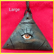 Luckycharm pendant/Trespiko Dignum wood with cord