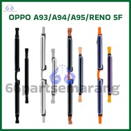 TOMBOL External Power On Off Volume Button Oppo A93 / A94 / A95 / Reno 5F New