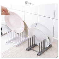 3 Pcs Dish Plate Drying Rack Plastic Drain Holder Kitchen 3 Unit Rak Bekas Almari Kabinet Pinggan Mangkuk Sudu Dapur