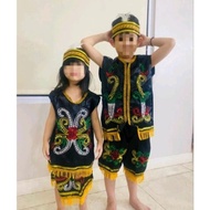 New Children's Dayak Clothes // Original Kalimantan Traditional Dayak Clothes