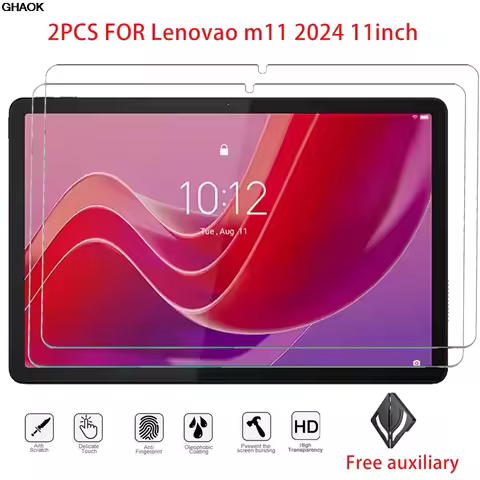 2PCS Tempered Glass Screen Protector For Lenovo Tab M11 2024 11inch Tablet Lenovo M11 Screen Protect