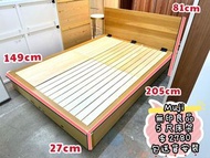 ❤️包送貨）MUJI 無印良品✨ 5尺床架 // 🎉 實木系！木色系 ✨ 五尺床架 // 超大儲物空間 // 二手傢俬 // 雙人床❤️❤️ bed frame