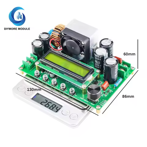 DPX800S DC-DC NC CV CC Booster Module CNC Boost 12V~120V 0-15A Adjustable MPPTConstant Voltage Curre