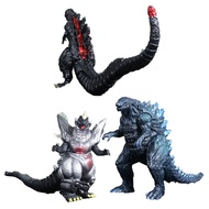 (Funny Blind Box Store)Gojiras Godzilla เวอร์ชันภาพอนิเมะ Bandai,โมเดลฟิกเกอร์แอคชั่นชุดเครื่องมือสัตว์ประหลาดไดโนเสาร์ขนาดใหญ่ที่สามารถเคลื่อนย้ายได้ของเล่นเครื่องประดับ