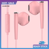 COOD Wired Earbud Fevers Sound Quality Sensitive Ergonomic 35mm Wired Super Bass  In-ear Earbud for 