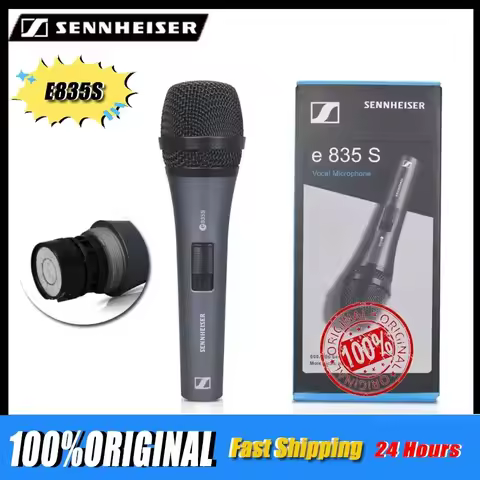 Sennheiser E835S Professional Original Microphone Wired Dynamic Heart-shaped Vocal Microphone Handhe
