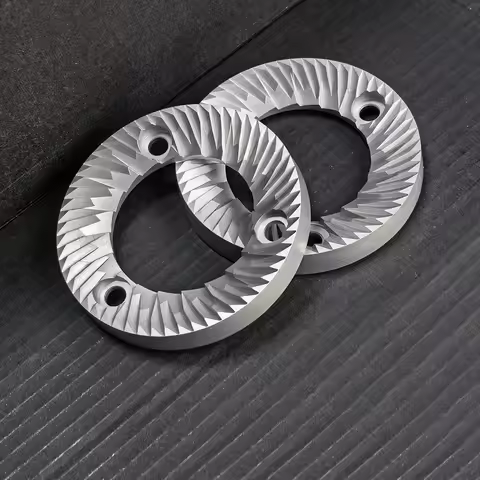 2PCS Coffee Grinding 64mm Flat Burrs Coffee Grinder Burr Multi Purpose Flat Burrs For DF64 DF64P DF6