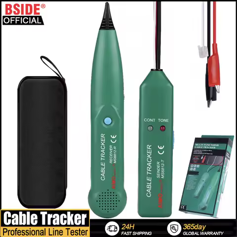 MS6812 Cable Tracker Tester Professional Line LAN detector UTP STP Telephone Wire Tracer Breakpoint 