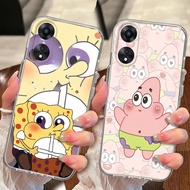 J-7 SpongeBob Soft Case for OPPO A60 A58 A78 A38 A17 A18 Reno 13F 5G
