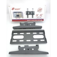 GANTUNGAN TV BRACKET 14"-42" 14in - 42in NEWSAT BTH-982 TV LEGS TV BRACKET NEW SAT ADJUSTABLE TV HAN