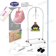 Spring Cot With Max Load 18Kg (Rangka Buaian Bayi | Tripod Type Baby Cradle) /Baby Cradles Swing Ran
