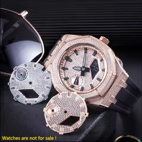 GA2100 Waffle dial surface metal dial for Casio G-SHOCK GA-2100 2110 DIY face dial GA-2100 Metal dia