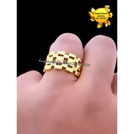 🔥Cincin ROLEX/COLEK Suasa Cop 916 Full Pateri 💯persis ori💯 Size 14,15,16,18,20,22🔥