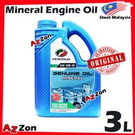 Perodua Mineral Engine Oil SAE 10W-30 100% Original Genuine Perodua Mineral Genuine Oil SAE 10W-30