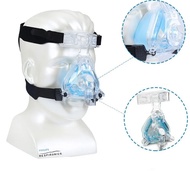 CPAP ComfortGel หน้ากากจมูกสีฟ้าพร้อมหมวกขนาดกลางและขนาดใหญ่ ใช้ได้กับเครื่องช่วยหายใจ ResMed และ Philips
