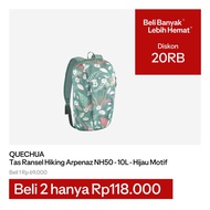 QUECHUA Arpenaz 50 10L hiking backpack - Green