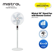 [Raya Special] Mistral 16 Inch Stand Fan with Remote Control MSF046R / Speed Selection/ Oscillation/ Convertible Height/ ABS Fan Blade/ Timer/ 2 Years Warranty/ 8 Years Fan Motor Warranty