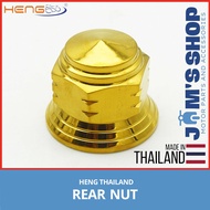 HENG BOLTS | REAR NUT FOR NMAX CLICK MIO AEROX  | GOLD TITANIUM WHITE GOLD | ORIGINAL THAILAND | FOR YAMAHA SUZUKI HONDA KAWASAKI