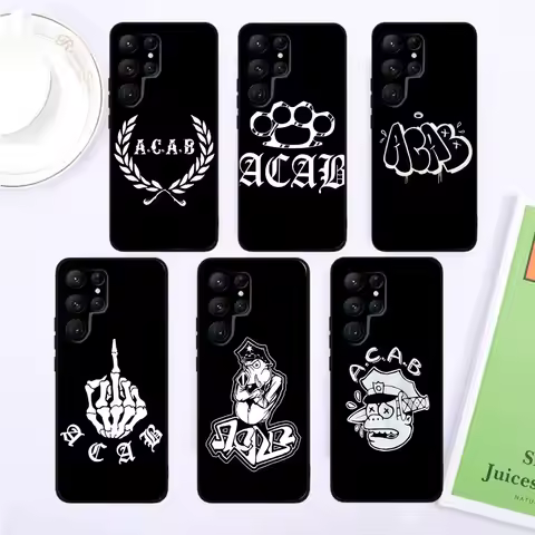 A-Acab Ultras Phone Case For Samsung S25,S24,S23,22,21,Ultra,Pro,S10,S30Plus,20lite Black Cover